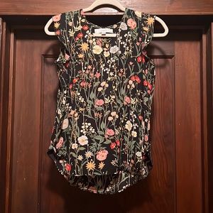 Loft Petites Floral Shirt